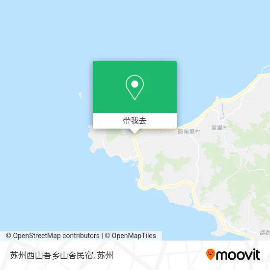 苏州西山吾乡山舍民宿地图
