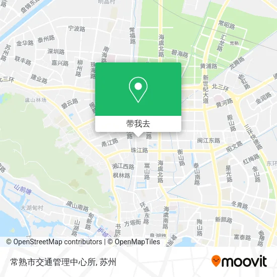 常熟市交通管理中心所地图