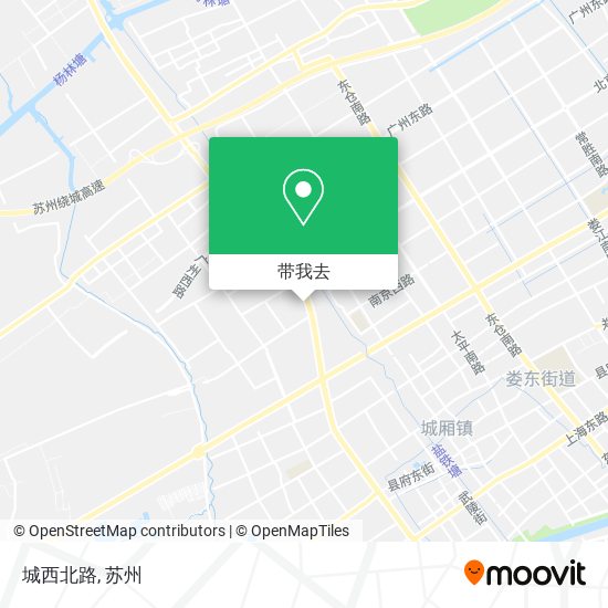 城西北路地图