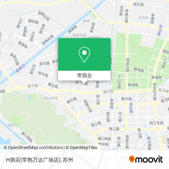 H酒店(常熟万达广场店)地图
