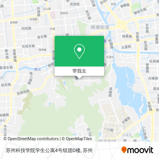 苏州科技学院学生公寓4号组团D楼地图