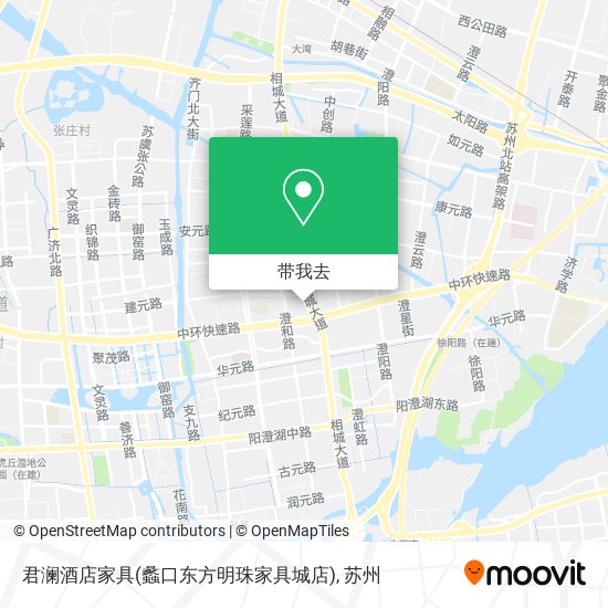 君澜酒店家具(蠡口东方明珠家具城店)地图