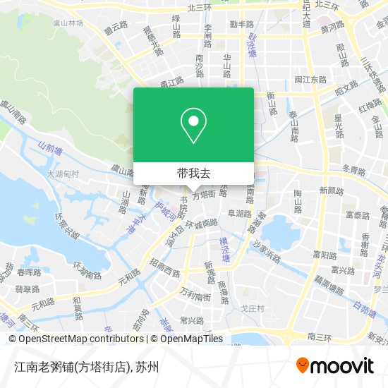 江南老粥铺(方塔街店)地图