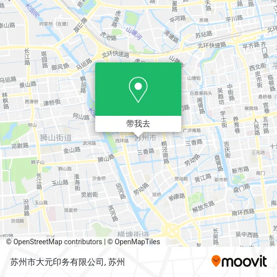 苏州市大元印务有限公司地图