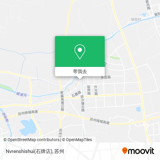 Nvrenshishui(石牌店)地图