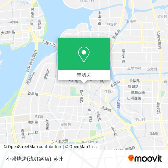 小强烧烤(流虹路店)地图