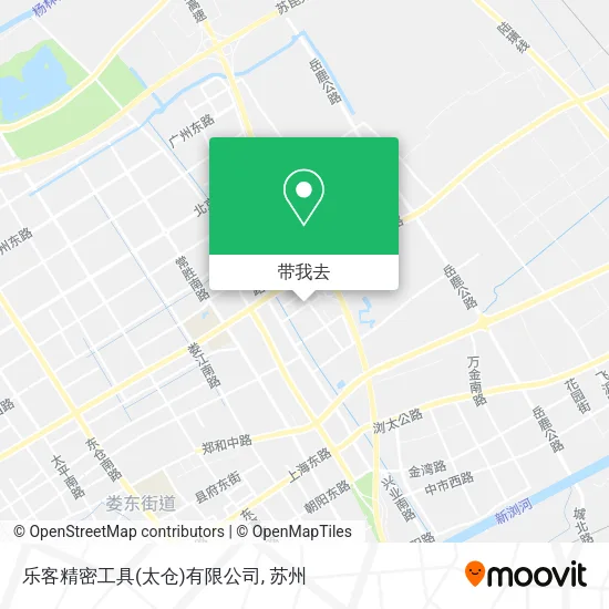 乐客精密工具(太仓)有限公司地图