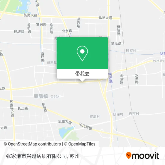 张家港市兴越纺织有限公司地图