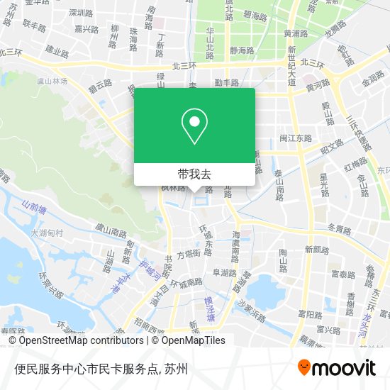 便民服务中心市民卡服务点地图