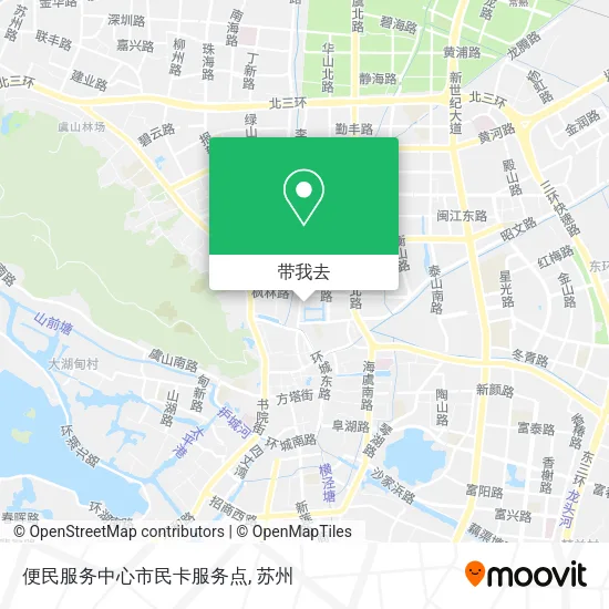 便民服务中心市民卡服务点地图