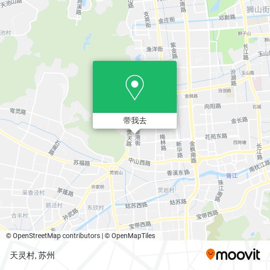 天灵村地图