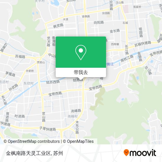 金枫南路天灵工业区地图