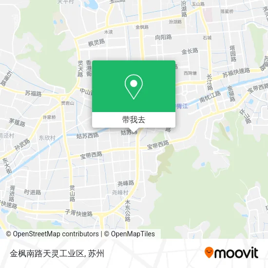 金枫南路天灵工业区地图