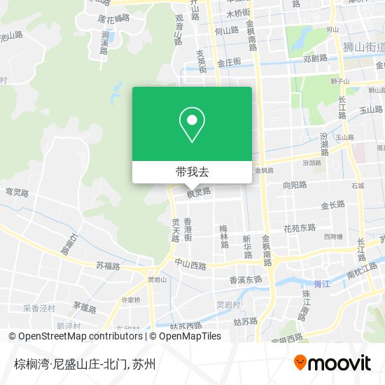 棕榈湾·尼盛山庄-北门地图