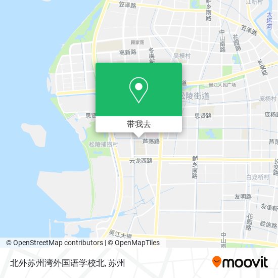 北外苏州湾外国语学校北地图