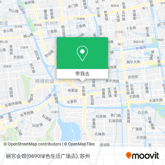 丽宫会馆(0690绿色生活广场店)地图