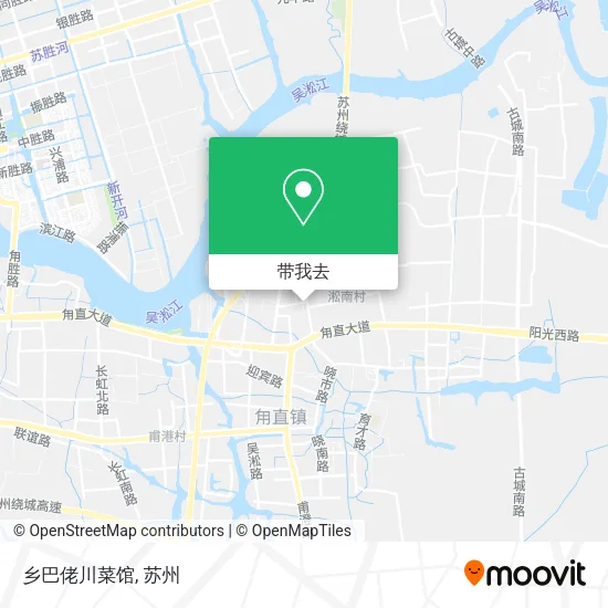 乡巴佬川菜馆地图