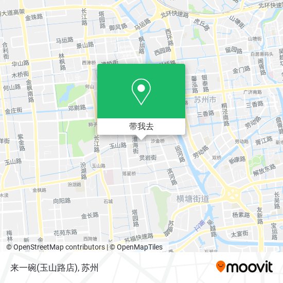 来一碗(玉山路店)地图