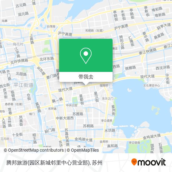 腾邦旅游(园区新城邻里中心营业部)地图