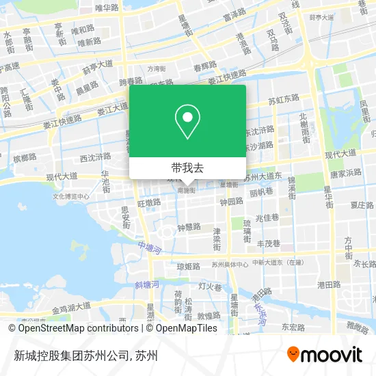 新城控股集团苏州公司地图