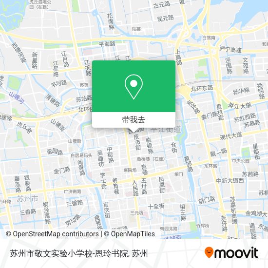 苏州市敬文实验小学校-恩玲书院地图
