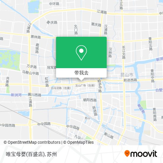 唯宝母婴(百盛店)地图