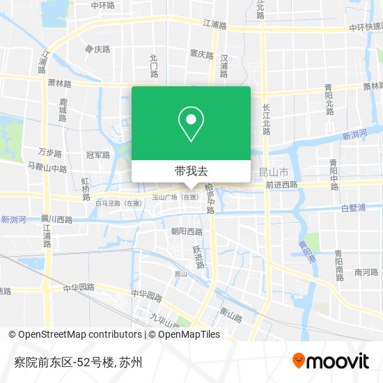 察院前东区-52号楼地图