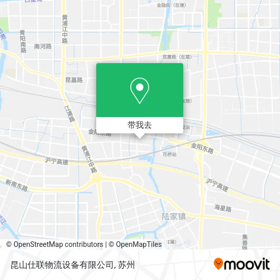 昆山仕联物流设备有限公司地图
