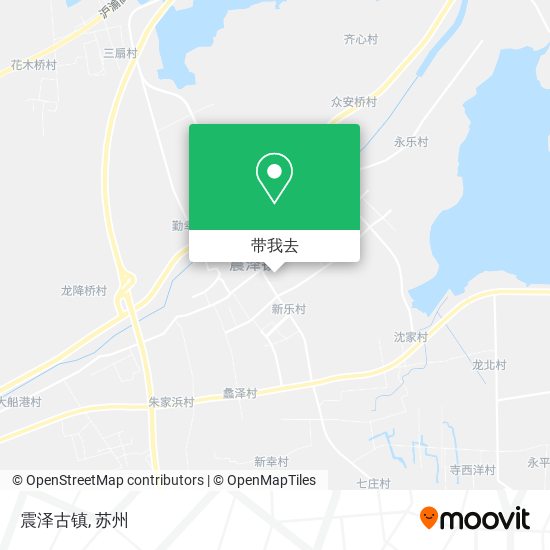 震泽古镇地图