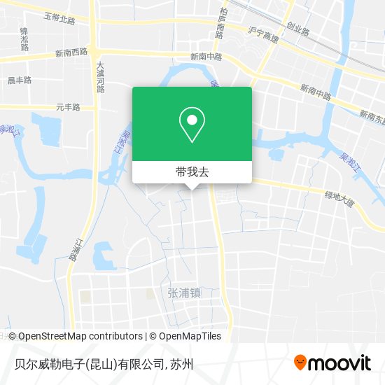 贝尔威勒电子(昆山)有限公司地图