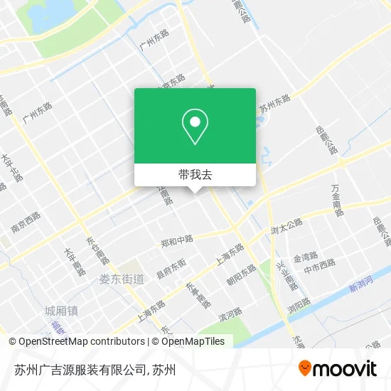 苏州广吉源服装有限公司地图