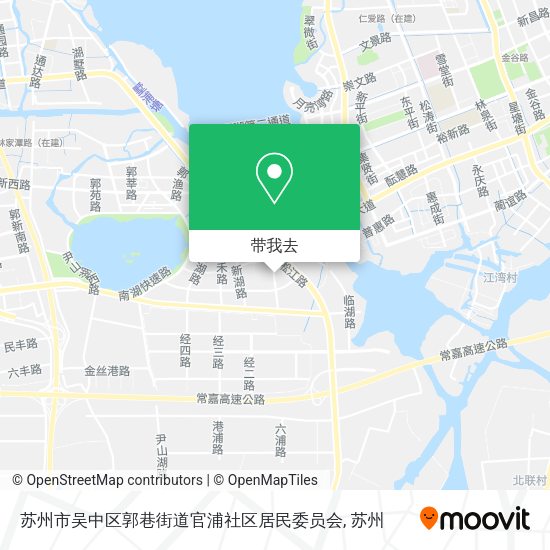 苏州市吴中区郭巷街道官浦社区居民委员会地图