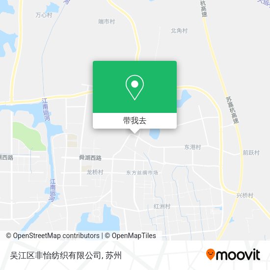 吴江区非怡纺织有限公司地图
