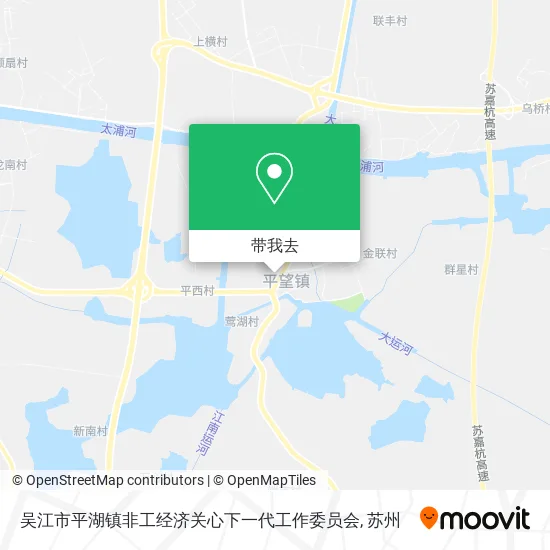 吴江市平湖镇非工经济关心下一代工作委员会地图
