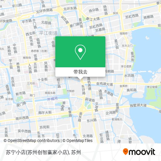 苏宁小店(苏州创智赢家小店)地图