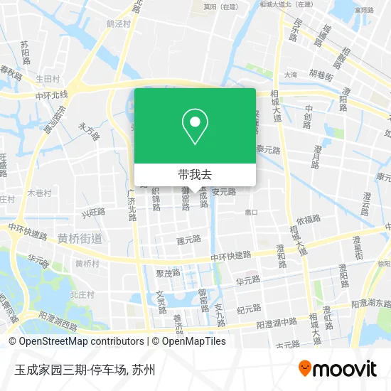 玉成家园三期-停车场地图