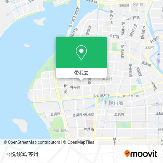 吾悦领寓地图