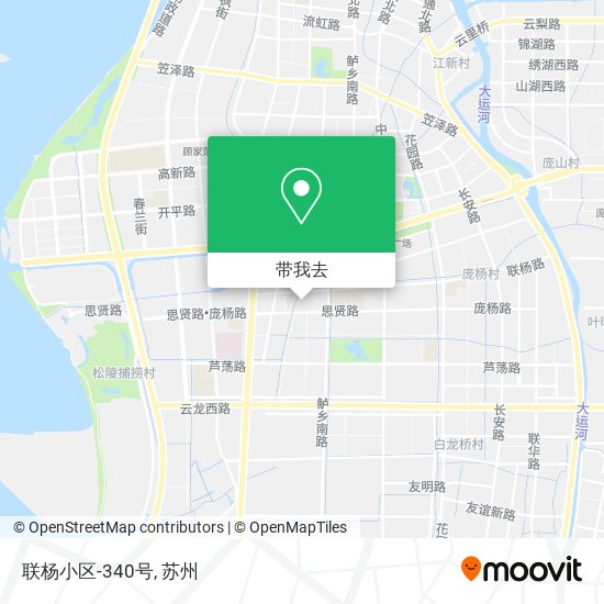 联杨小区-340号地图