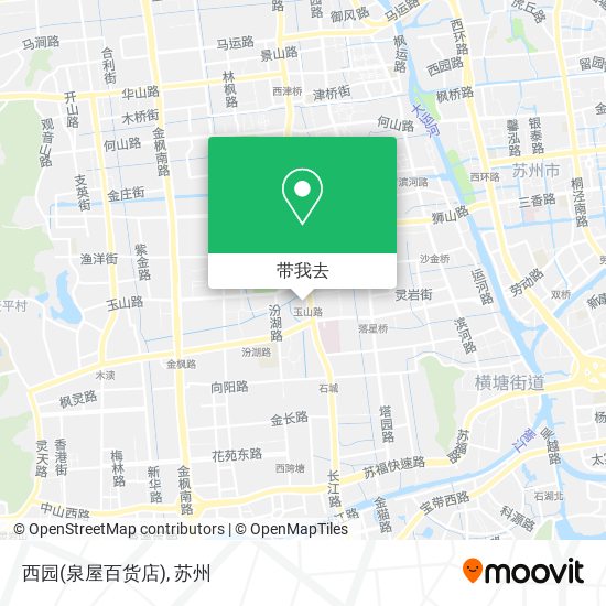 西园(泉屋百货店)地图