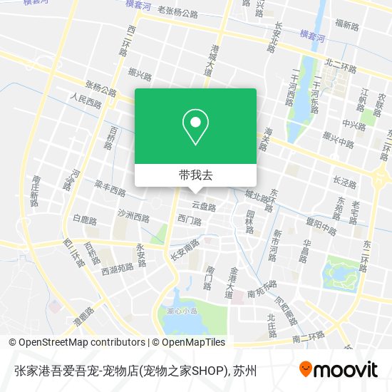 张家港吾爱吾宠-宠物店(宠物之家SHOP)地图