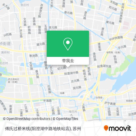 傅氏过桥米线(阳澄湖中路地铁站店)地图