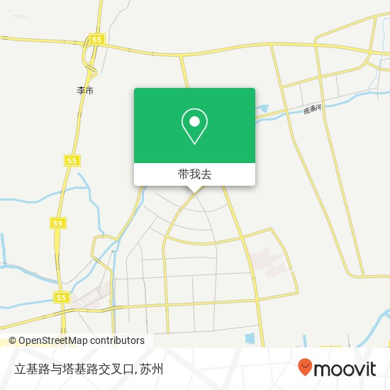 立基路与塔基路交叉口地图