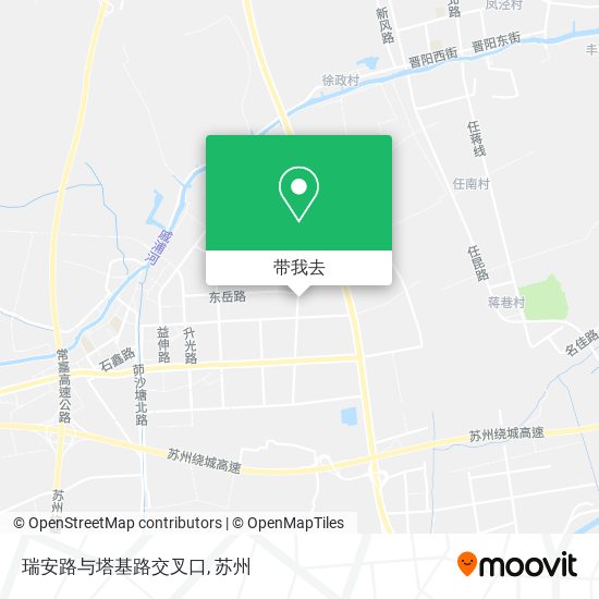 瑞安路与塔基路交叉口地图