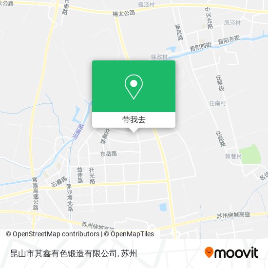 昆山市其鑫有色锻造有限公司地图