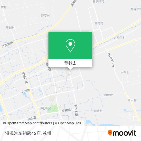 浔溪汽车钥匙4S店地图