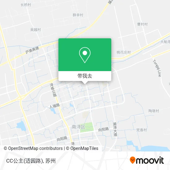 CC公主(适园路)地图