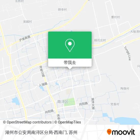 湖州市公安局南浔区分局-西南门地图