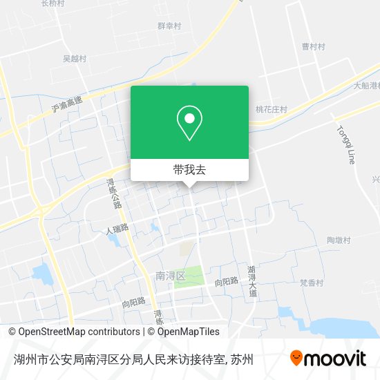 湖州市公安局南浔区分局人民来访接待室地图