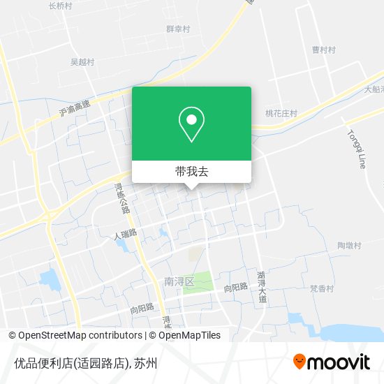 优品便利店(适园路店)地图