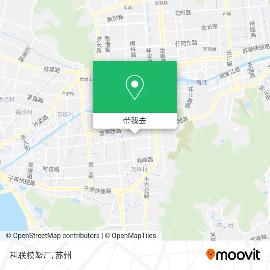 科联模塑厂地图